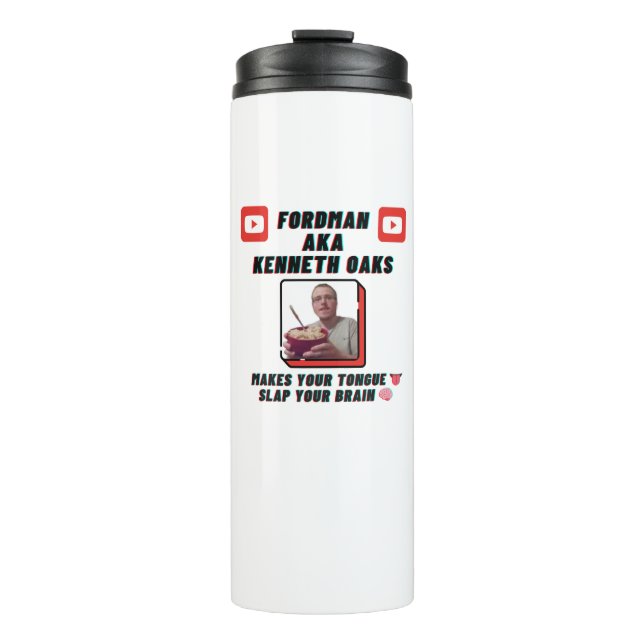 Termo Nuevo diseño "Hace que tu lengua te regañe el cere (Anverso)