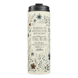 Termo Numbers 6:24–26 Priestly Blessing Vintage Floral