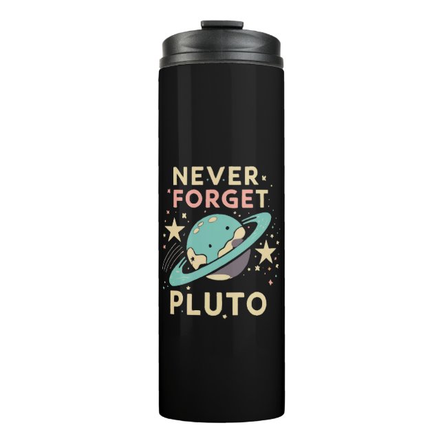 Termo Nunca Olvides la Ciencia Espacial de Plutón (Anverso)