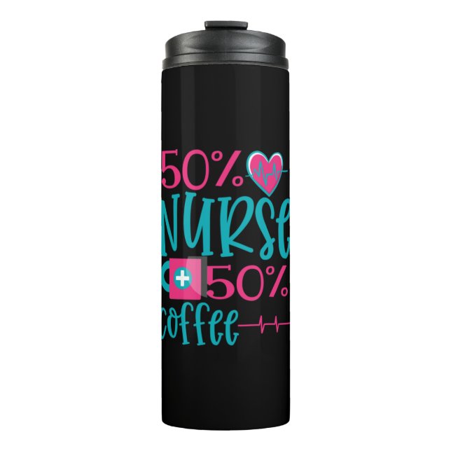 Termo Nurse Gift | 50 Enfermeras 50 Café (Anverso)