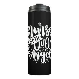 Termo Nurse Gift Enfermería, Tanto Reina Como Angels