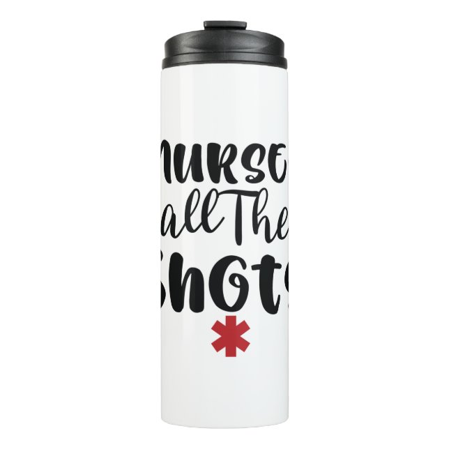 Termo Nurse Gift Nurses Call The Shots (Anverso)