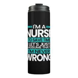 Termo Nurse Gift Soy Una Enfermera Para Ahorrar Tiempo