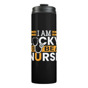 Termo Nurse Gift   Tengo Suerte De Ser Enfermero