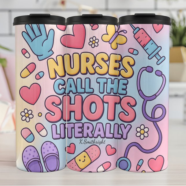 Termo Nurses Call Shots Playful Cartoon (Subido por el creador)