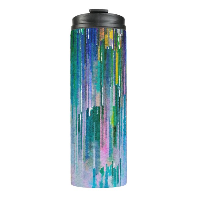 Termo Obra acuática multicolor (Anverso)