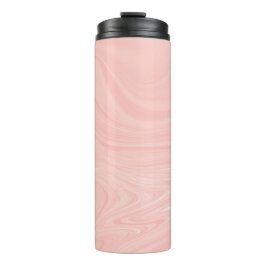 Termo Obra de arte elegante de mármol líquido Naranja ab