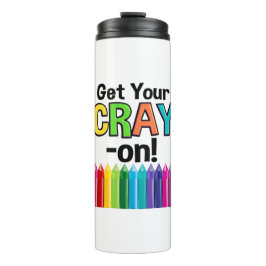 Termo Obtén tu blog Cray On Rainbow Crazy Crayon Art Tea