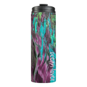 Termo Ocean Lover Water Grass Turquoise Textos