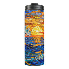 Termo Oceanic Coastal Ocean Waves Sunset