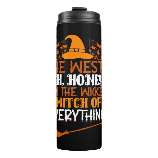 Termo Oh, cariño, soy la bruja malvada de todo (Anverso)