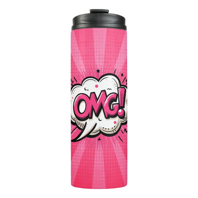 Termo ¡Oh Dios mío, comic Pop Art! (Anverso)