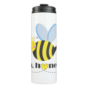 Termo Oh Honey Valentines reina Bee personaje con tiara