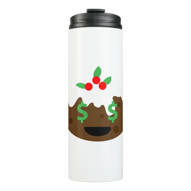 Termo ojos de dinero navidades pudding (Anverso)