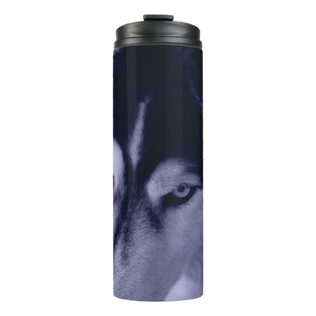 Termo Ojos fieros de Husky Siberiano (Anverso)