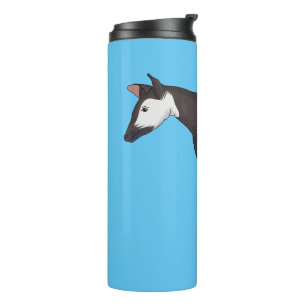 Termo Okapi cartoon illustration