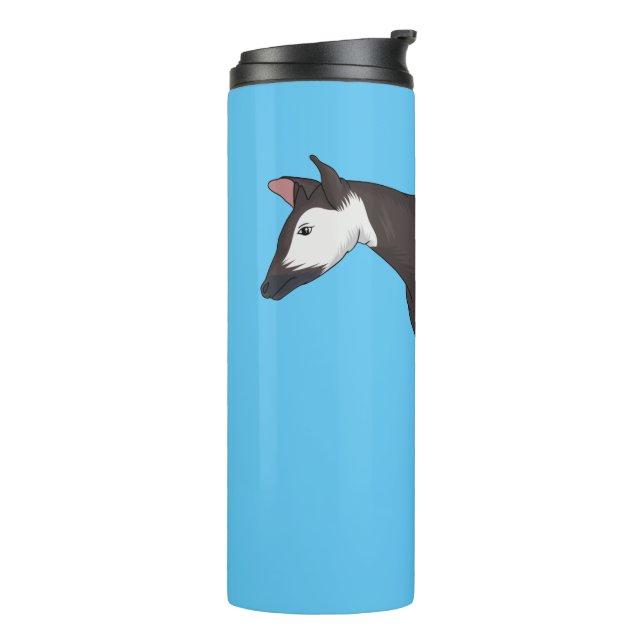 Termo Okapi cartoon illustration (Rotado hacia la izquierda)