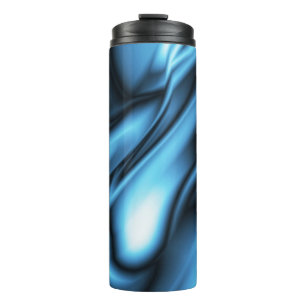 Termo Ola de seda azul