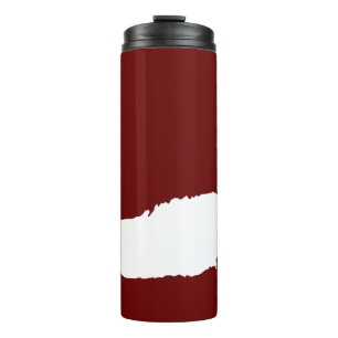 Termo Ola Rota Profundo rojo
