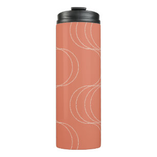 Termo Olas de terracota cálida beige cremosa y tranquila