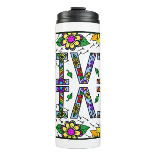 Termo Olivia, Chica Nombre Arte Whimsical Agua Aislada