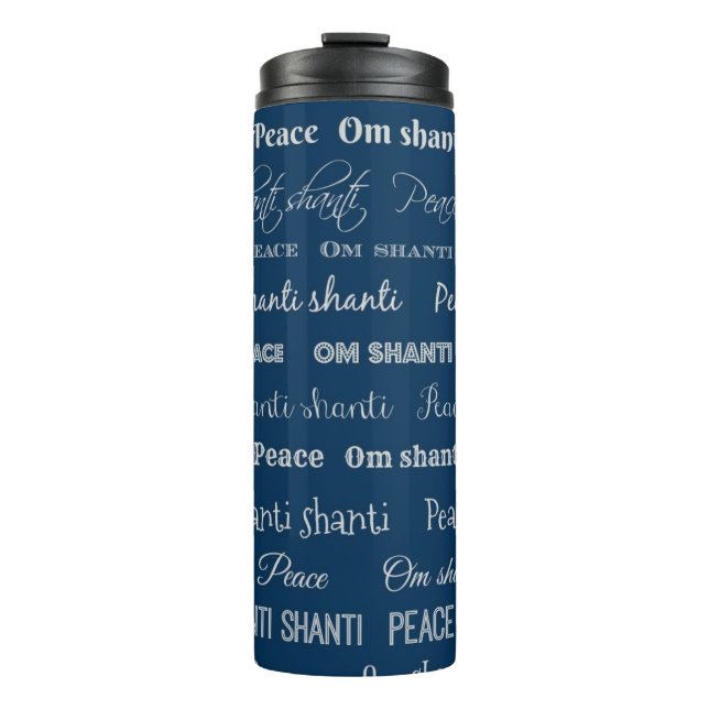 Termo Om Shanti, Paz (Anverso)