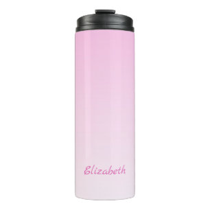 Termo Ombre rosa rosado de degradado Minimalista moderno