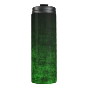 Termo Ombre verde y negro grueso