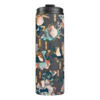 Ondulaciones ukiyo-e de rana japonesa