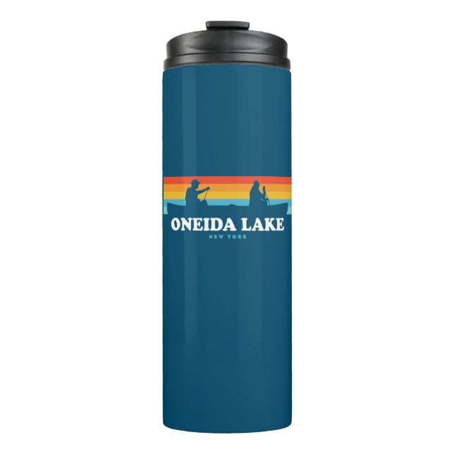 Termo Oneida Lake New York Canoe (Anverso)