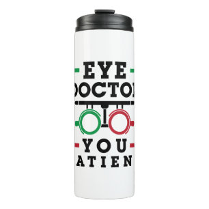 Termo Optometrist Optometry Médica ocular al paciente