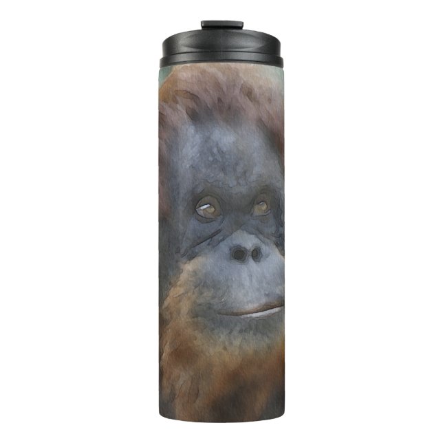 Termo Orang acuarela (Anverso)