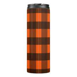 Termo Orange and Black Guingham