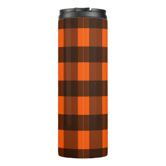 Termo Orange and Black Guingham