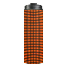 Termo Orange and Black Small Guingham