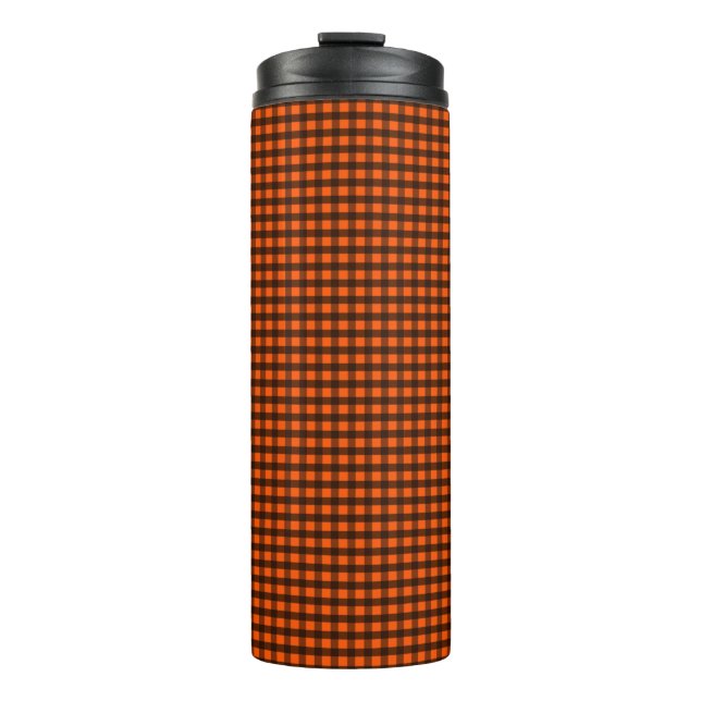 Termo Orange and Black Small Guingham (Anverso)