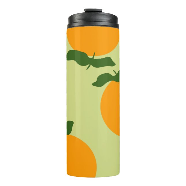 Termo Orange pattern design (Anverso)