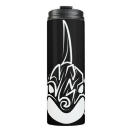 Termo Orca tribal negra y blanca