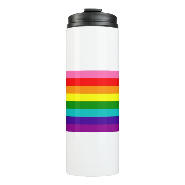 Termo Orgullo arco iris 8 retro (Anverso)