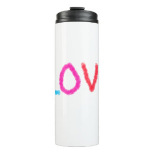 Termo Orgullo de amor arcoíris acuarela LGBTQ Junio mode