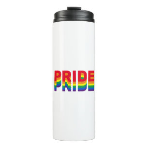 Termo Orgullo lgbt lgbtq queer colores retro arcoiris ga