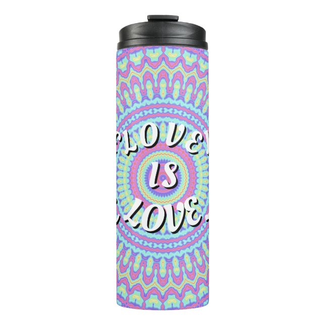 Termo Orgullo Love Is Love (Anverso)