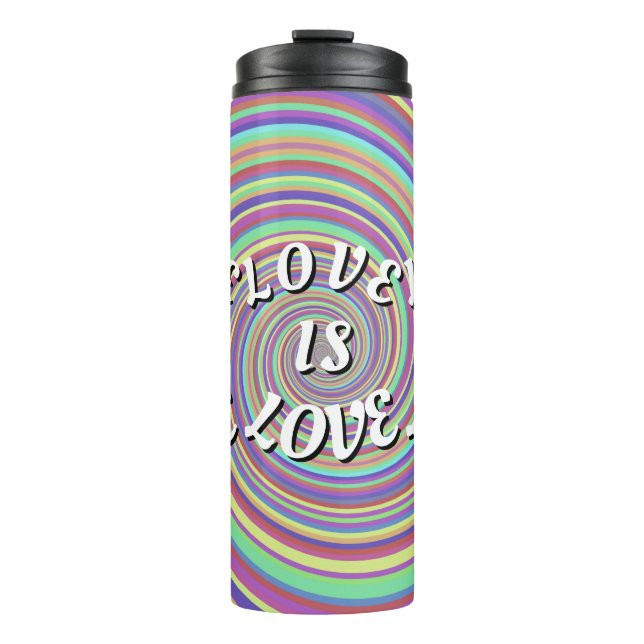 Termo Orgullo Love Is Love (Anverso)