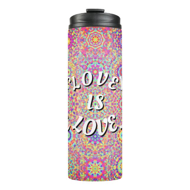 Termo Orgullo Love Is Love (Anverso)