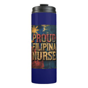 Termo Orgullosa Enfermera Filipina Orgullo Pinay