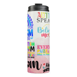 Termo Orgullosa madre del autismo