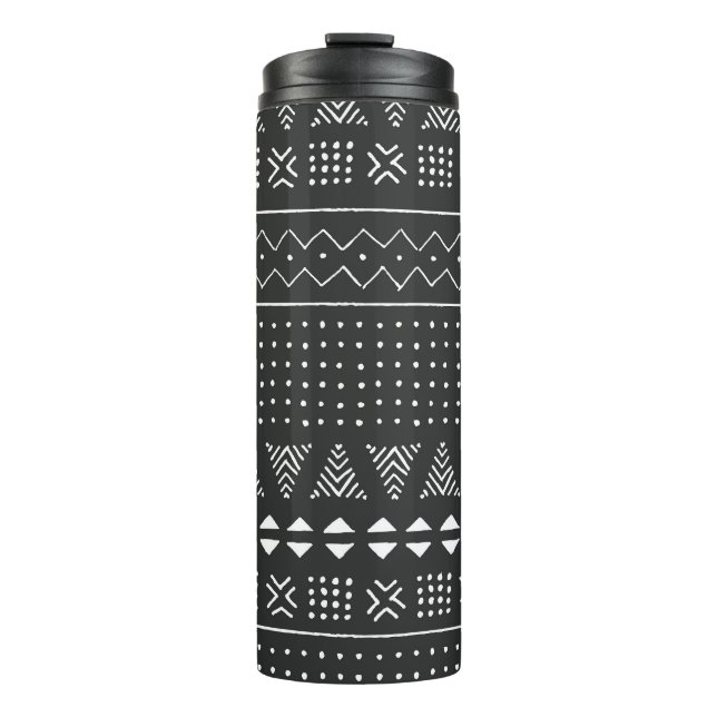 Termo Origen étnico tribal: patrón blanco negro. (Anverso)