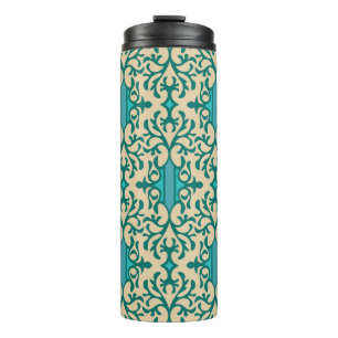 Termo Ornamento floral: moderno y moderno de moda sin pr
