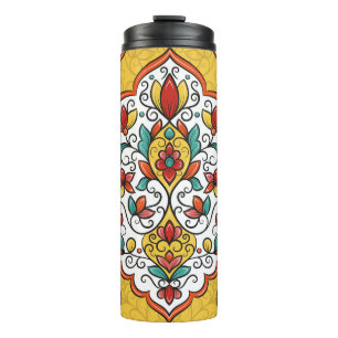 Termo Ornamento floral: Motivos indios turcos.