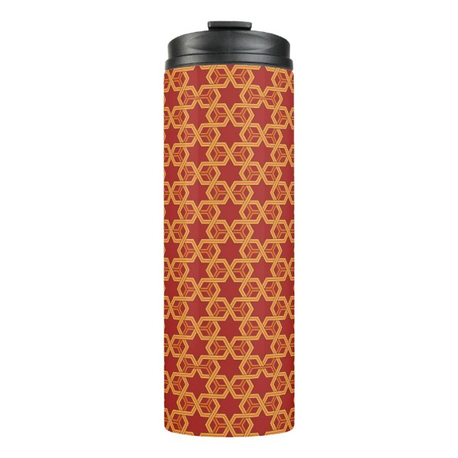 Termo Ornamento geométrico elegante (Anverso)